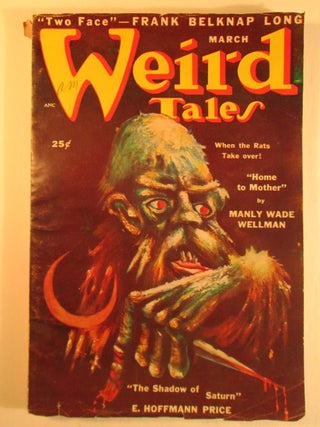 Item #006014 Weird Tales. March 1950. vol. 42, No. 3. Clark Ashton Smith, Manly Wade Wellman, E....