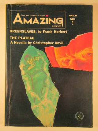 Item #006344 Greenslaves in Amazing Stories. March 1965. Vol. 39 No. 3. Frank Herbert