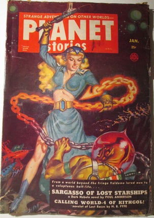 Item #006829 Planet Stories. January, 1952. Vol. 5 No. 4. Poul Anderson, John Jakes, H. B. Fyfe