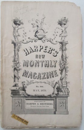 Item #009315 Harper's New Monthly Magazine. May 1870. Authors