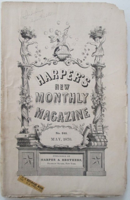 Item #009315 Harper's New Monthly Magazine. May 1870. Authors.