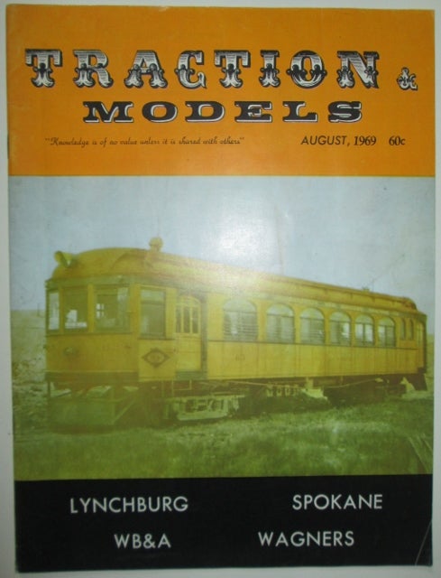 Item #009460 Traction and Models. August, 1969. Authors.