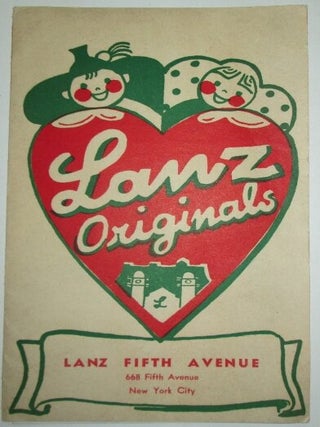 Item #010295 Lanz Originals. Fashion Booklet. Given