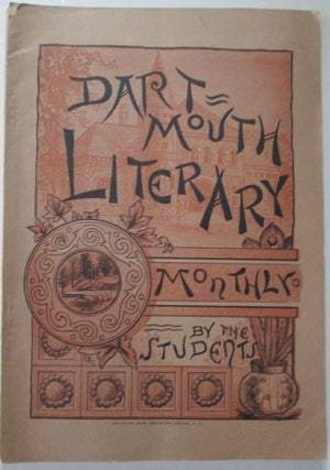 Item #010297 Dartmouth Literary Monthly. December, 1891. Vol. VI. No. 4. F. J. Allen, John H. Nutt