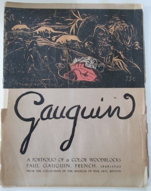 Item #010434 Gauguin. A Portfolio of 12 Color Woodblocks. From the Collection of the Museum of Fine Arts, Boston. Paul Gauguin, artist.