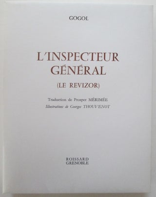 Item #010503 L'Inspecteur General (Le Revizor). The Inspector General. Nikolai Gogol