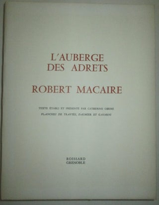 Item #010538 L'Auberge des Adrets. Robert Macaire. Benjamin Antier