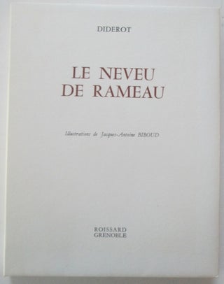 Item #010569 Le Neveu de Rameau. (The Nephew of Rameau). Denis Diderot