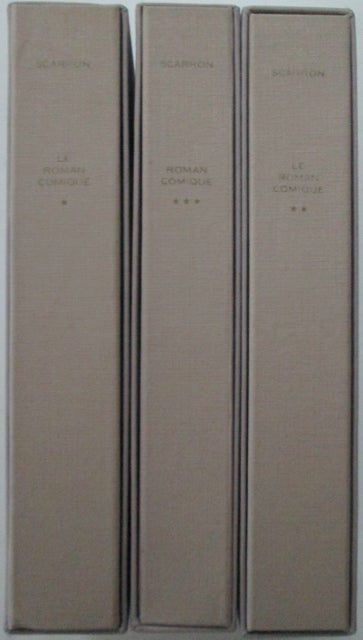 Item #010585 Le Roman Comique. Three Volumes. Paul Scarron.