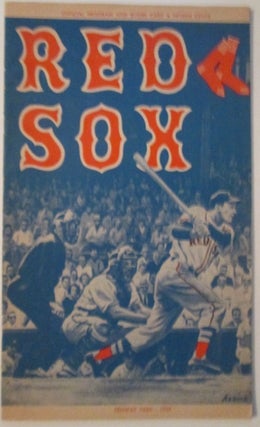 Item #010792 Red Sox. Official Program and Scorecard. 1959. given