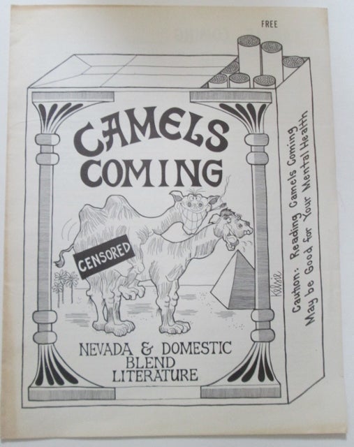 Item #010809 Camels Coming Newsletter No. 1. May 1972. Charles Bukowski, Richard Morris.