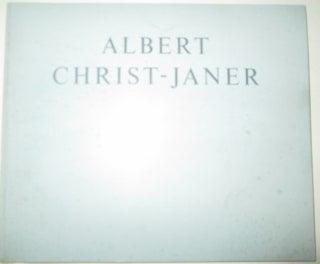 Item #011233 Albert Christ-Janer. February 22-March 28, 1976. authors