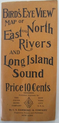 Item #011492 Bird's Eye View Map of East and North Rivers and Long Island Sound. given
