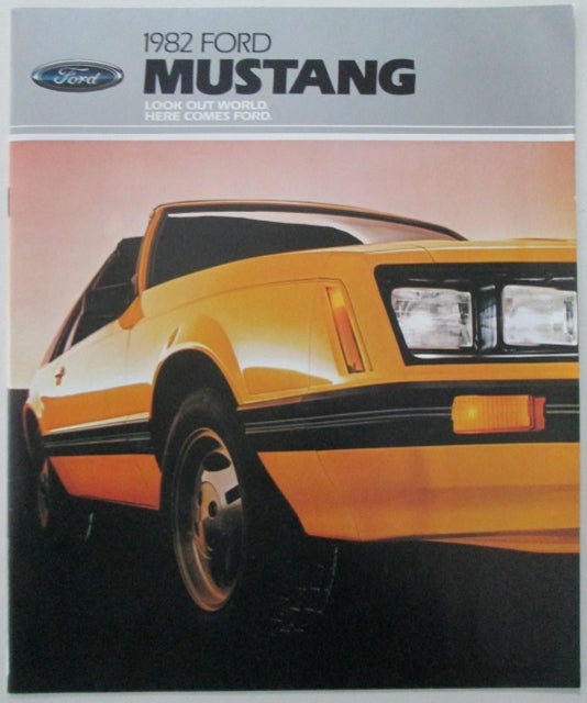 Item #011574 1982 Ford Mustang Promotional Sales Booklet. given.