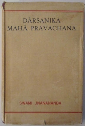 Item #011665 Darsanika Maha Pravachana. Swami Jnanananda