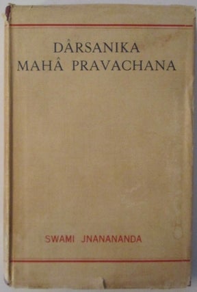 Item #011665 Darsanika Maha Pravachana. Swami Jnanananda