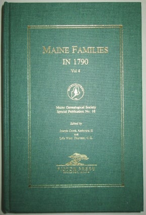 Item #011768 Maine Families in 1790. Vol. 4. Ruth Gray