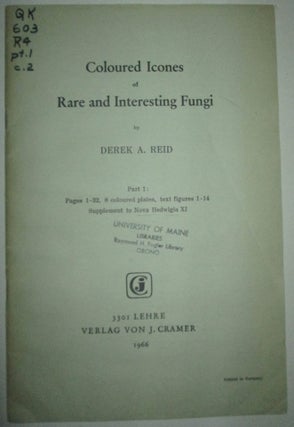Item #011966 Coloured Icones of Rare and Interesting Fungi. Part 1: Pages 1-32, 8 Coloured...
