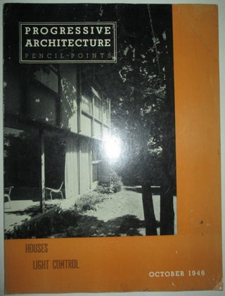 Item #012019 Progressive Architecture. Pencil Points. October 1946. Frank Lloyd Wright, Richard...