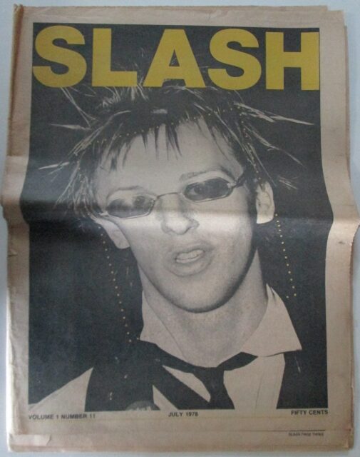 Slash. July 1978. Volume 1 Number 11 | Steven Samiof, Melanie