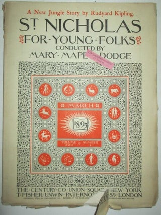 Item #012279 St. Nicholas For Young Folks. With The King's Ankus, a New Jungle Story. March 1895....