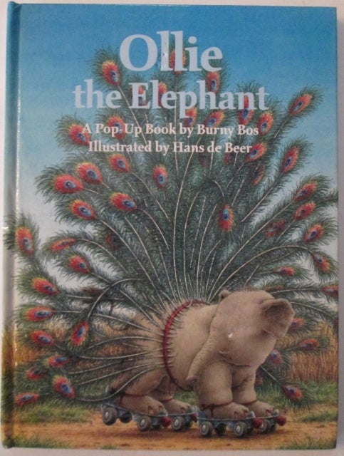 Item #012589 Ollie the Elephant. A Pop-Up Book. Burny. De Beer Bos, Hans.