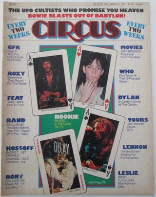 Item #012626 Circus Magazine. March 2, 1976. Authors