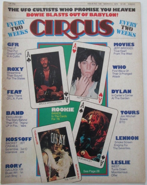 Item #012626 Circus Magazine. March 2, 1976. Authors.