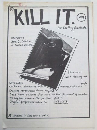 Item #012684 (Christopher Paul). Kill It No. 1. For Snuffing Glue Freaks. C. P Lee