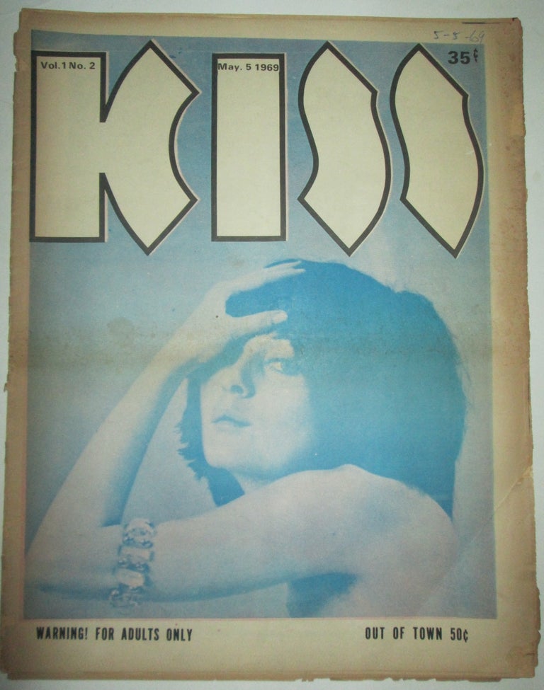 Item #012853 Kiss. May 5, 1969. Vol. 1. No. 2. Robert . Crumb, Authors, artist.