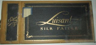 Item #012946 Luisant Silk Faille. Fabric Swatches Sample Booklet. Given