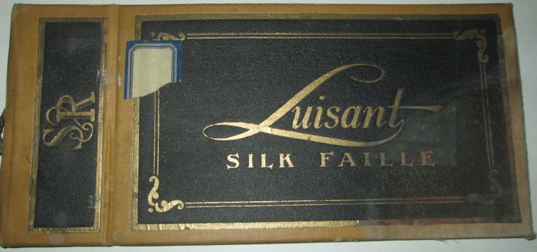 Item #012946 Luisant Silk Faille. Fabric Swatches Sample Booklet. Given.