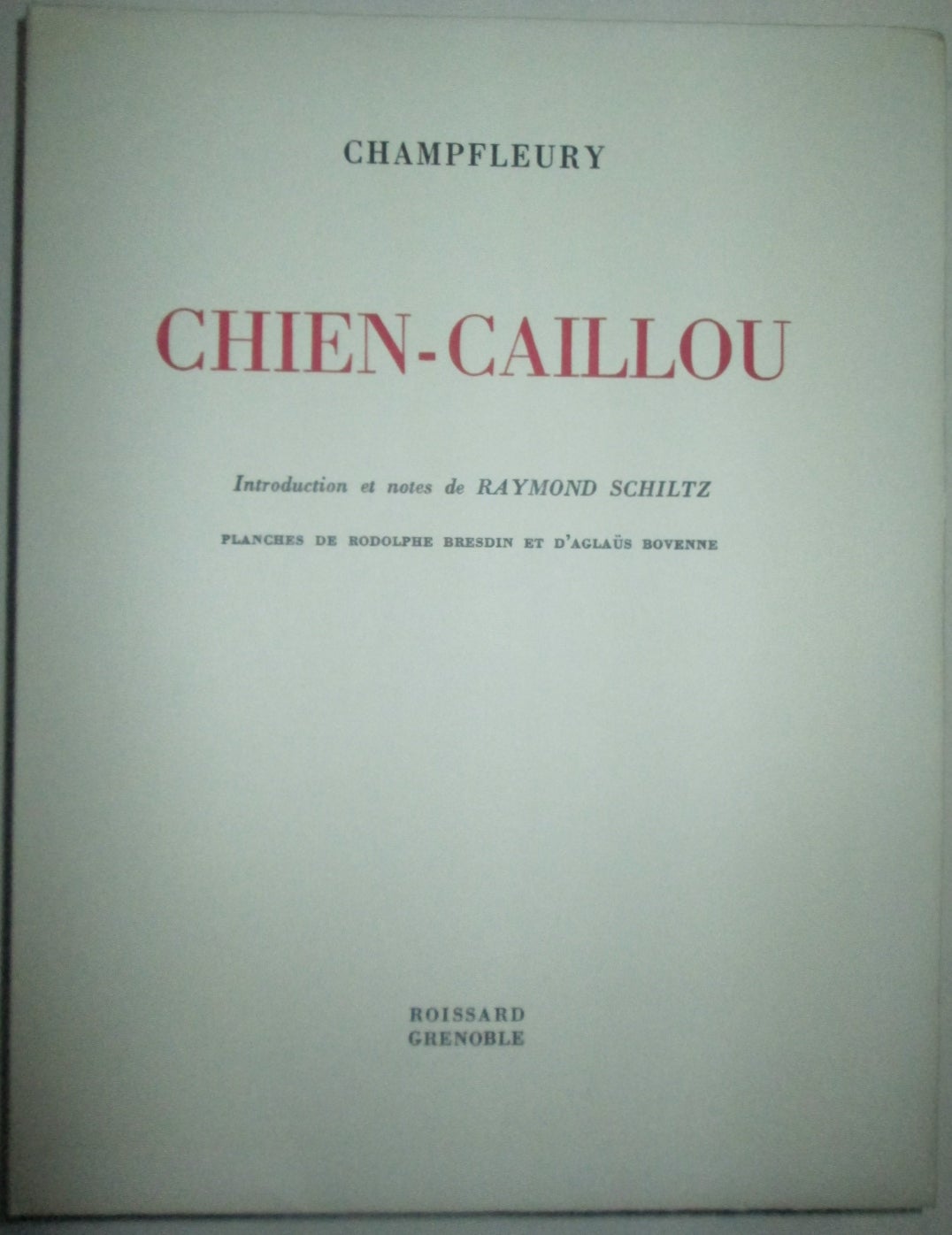 Chien-Caillou by Champfleury on Mare Booksellers