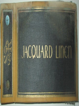 Item #013270 Jacquard Linen. 25 samples. Textile Book