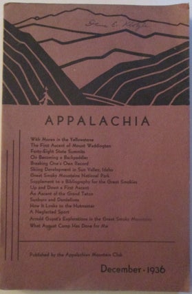 Item #013311 Appalachia. December 1936. authors