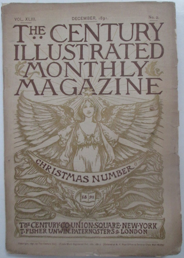 Item #013535 The Century Illustrated Monthly Magazine. December, 1891. Christmas Number. William Tecumseh Sherman, Rudyard Kipling.