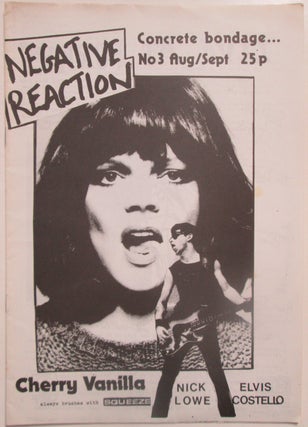Negative Reaction No. 3. Aug/Sept (1977. Jon Romney, Charlie, Wendy Shock.