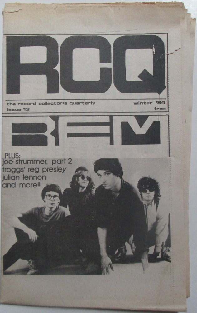 Item #013597 RCQ. Record Collector's Quarterly. Issue 13. Winter 1984. authors.