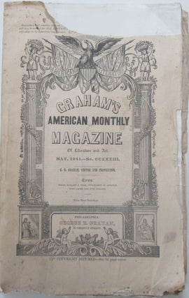 Item #013703 Graham's American Monthly Magazine of Literature and Art. May, 1845. James Fenimore...