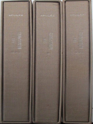 Item #013722 Les Metamorphoses (The Golden Ass). Three Volumes. Apulee, Apuleius