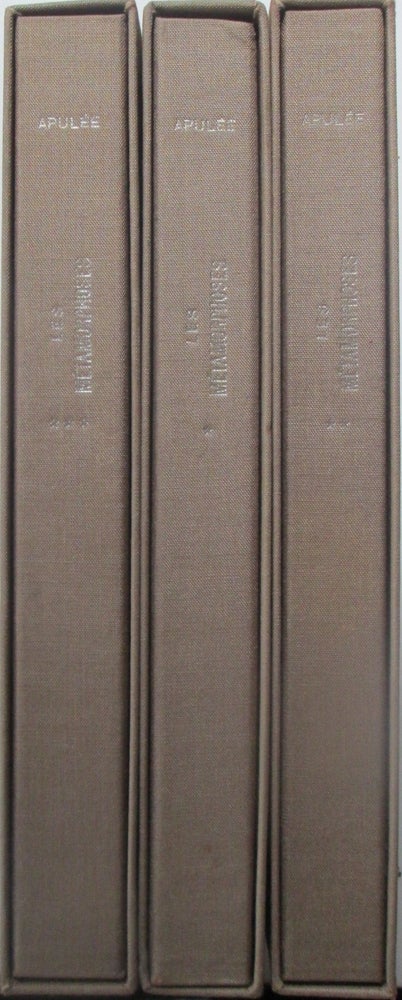 Item #013722 Les Metamorphoses (The Golden Ass). Three Volumes. Apulee, Apuleius.