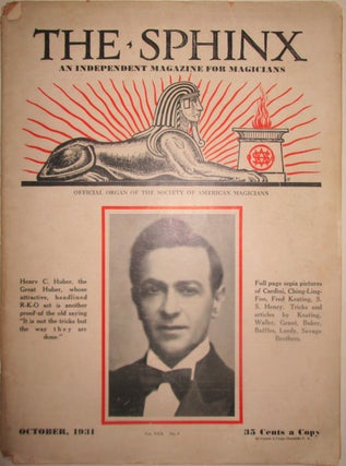 Item #013888 The Sphinx. An Independent Magazine for Magicians. October, 1931. Authors