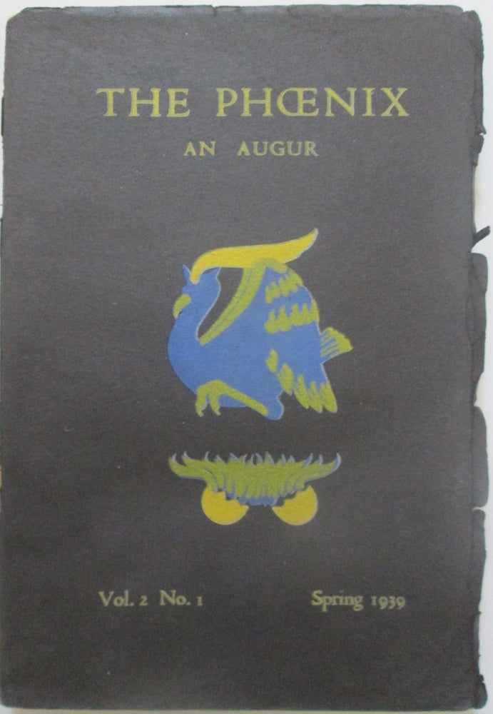 Item #013944 The Phoenix. An Augur. Spring 1939. Henry Miller, D. H. Lawrence.