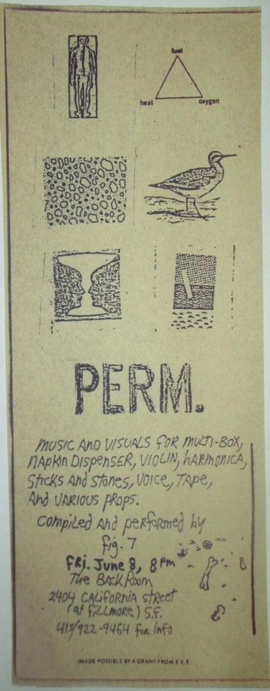 Item #013997 Perm. 1979 Performance Flyer.