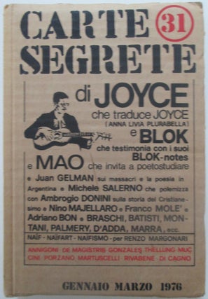 Item #014023 Carte Segrete. Gennaio Marzo 1976. authors