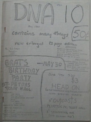 Item #014093 DNA 10. May 1980. Harry Butler