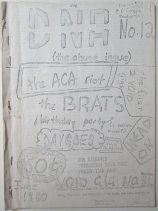 Item #014131 DNA 12. June 1980. Harry Butler