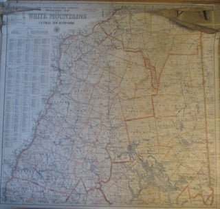 Item #014146 Topographic Map of the White Mountains and Central New Hampshire. given