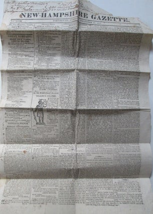 Item #014148 New Hampshire Gazette. Tuesday, December 23, 1817. Authors