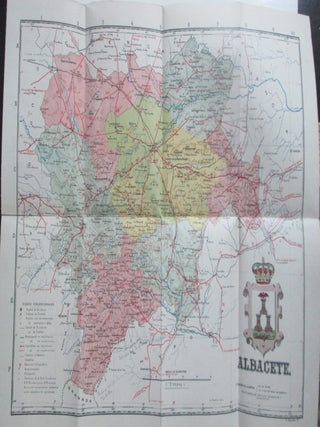 Item #014426 Map of the Province of Albacete, Spain. given